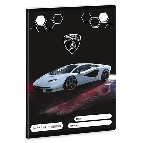 Ars Una Črtasti zvezek za 2. razred : Lamborghini siv A/5 16-32 Cene
