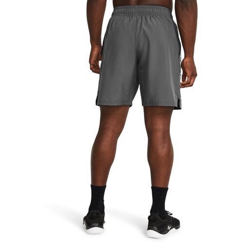 Under Armour &amp;Scaron;portne hlače siva / bela Slike