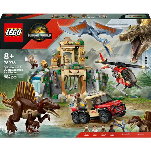 Lego Jurassic World - Zračna misija sa spinosaurom i Quetzalcoatlusom (76976) Slike