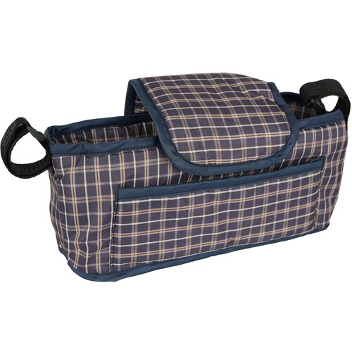 Monster Torba za voziček za hi&scaron;ne ljubljenčke - moder tartan, (5000159778) Cene