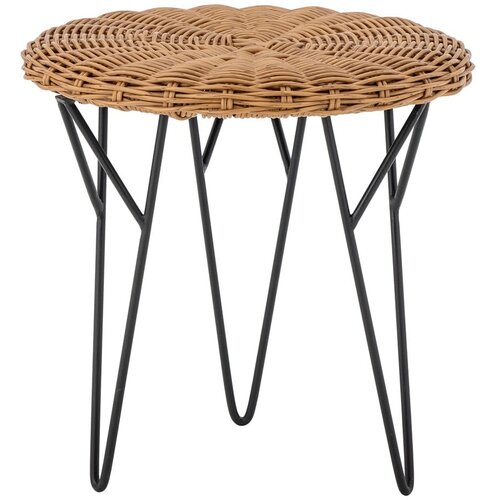 Bloomingville Okrugao pomoćni stol od umjetnog ratana &amp;oslash; 46 cm Roccas &amp;ndash; Slike