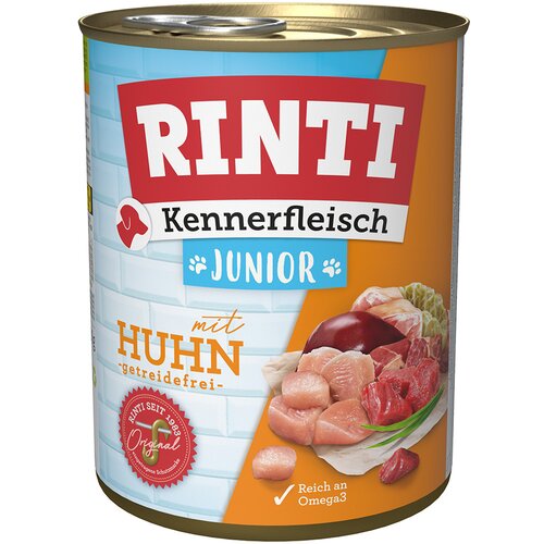  Varčno pakiranje RINTI Kennerfleisch 24 x 800 g - Junior: piščanec Cene