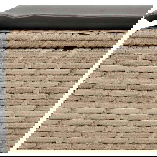 vidaXL 2-dijelni set vrtnih sofa s jastucima bež od poliratana bagrem Cijene