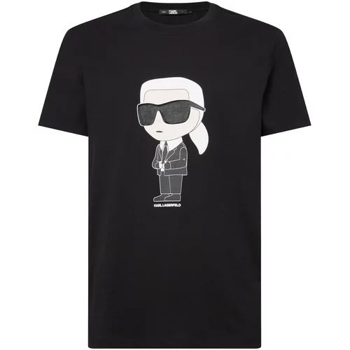 Karl Lagerfeld Majica bež / črna / bela