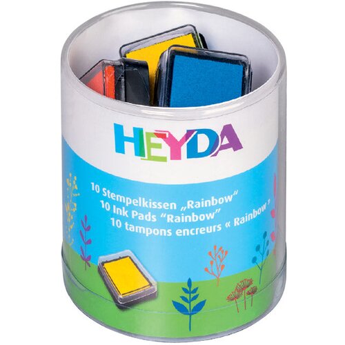  Jastučić za pečat 10boja rainbow heyda 20-48884 70 Slike