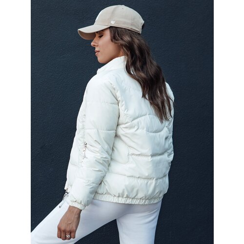 DStreet Women&amp;#039;s quilted jacket with stand-up collar SALECA ecru Slike