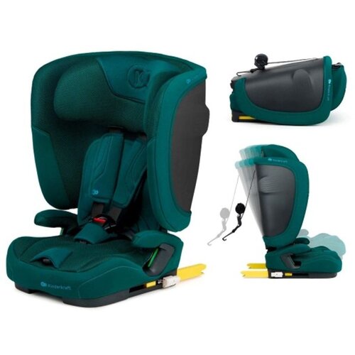 Kinderkraft Avtosedež i-size 76-150 cm Fix2Go green Slike