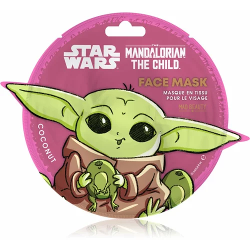 Mad Beauty Star Wars The Mandalorian The Child maska iz platna s kokosom 25 ml