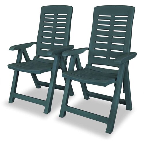 Bistro 3-dijelni bistro set od plastike zeleni Slike