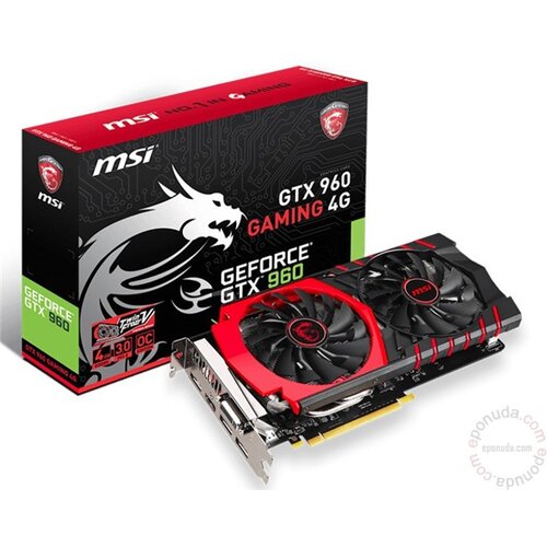 MSI GeForce GTX960 GTX 960 GAMING 4G grafička kartica Slike