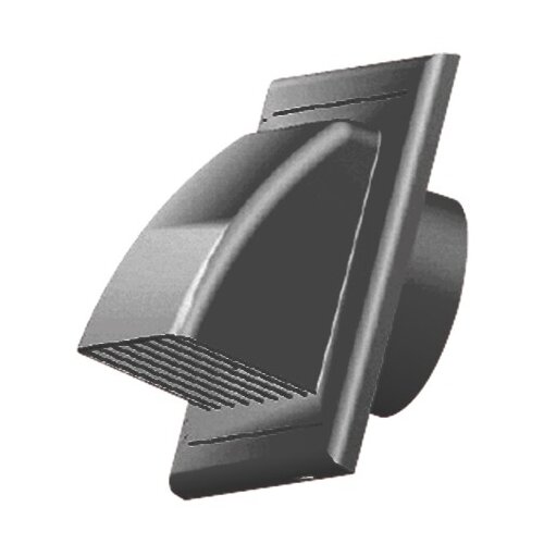 AWENTA KO100-30GR GRAFITNA ventilaciona rešetka pod kosinom fi100 Slike
