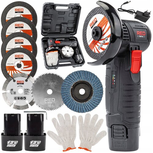 Komplet 76mm akumulatorski brezkrtačni kotni brusilnik 12V 2x2Ah Cene
