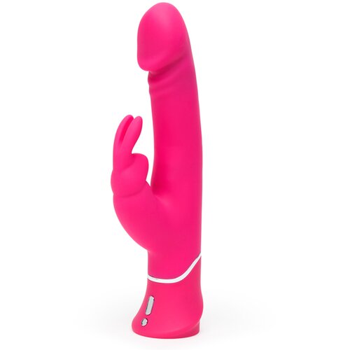 Happy Rabbit realistic dual density rabbit vibrator pink Cene