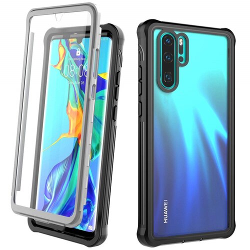 INF Etui za Huawei P30 Pro z za&scaron;čitno folijo črno/siv, (21257389) Cene