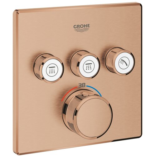 Grohe Grohtherm Smartcontrol termostat za skrivenu ugradnju sa tri izlaza 29126DL0 Slike