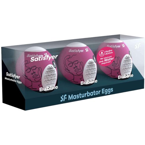 Satisfyer Egg Bubble - komplet masturbacijskih jajčk (3 kosi) Cene