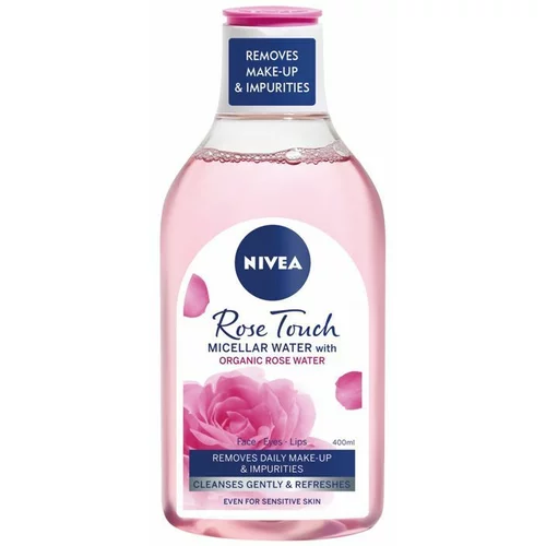 Nivea Rose Touch Micellar Water With Organic Rose Water micelarna vodica z organsko rožno vodo za ženske