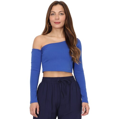 La Modeuse Topi & Bluze 70635_P165075 Modra Cene