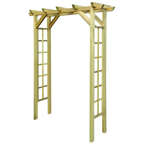 VidaXL Pergola/luk za ruže 150 x 50 x 200 cm od impregniranog drva Slike