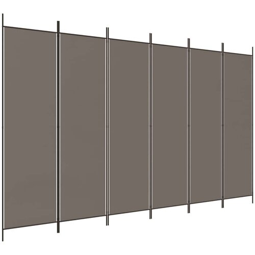  pregrada s 6 panela antracit 300 x 220 cm od tkanine Slike