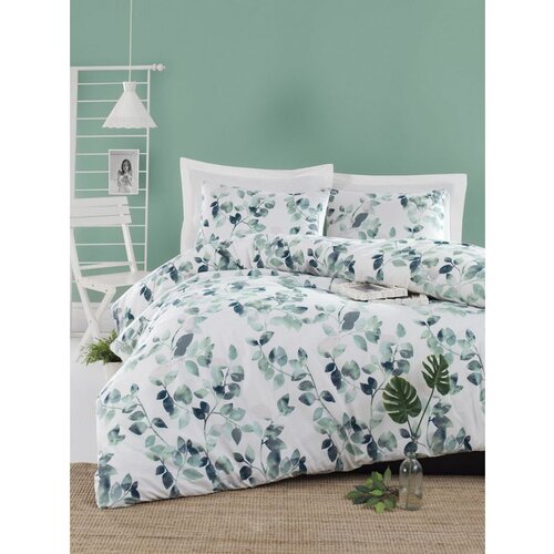  sabine - green vpoly greenwhiteblack super king quilt cover set (fr) Cene