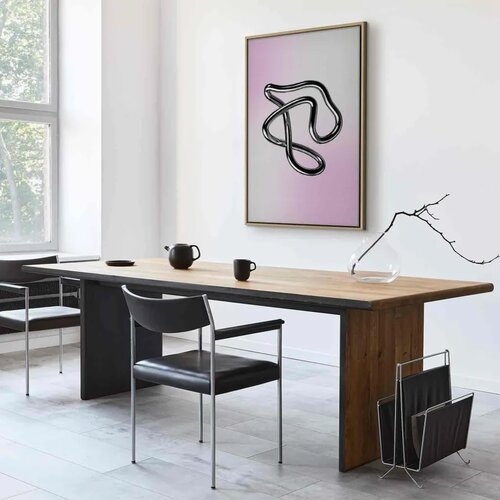  Slika - Silver Intricacies - Fluid Metallic Figure on a Gradient Background 60x90 Cijene