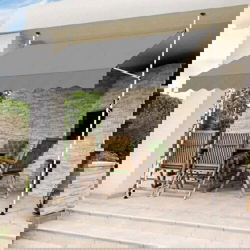 Balkonska Tenda 350x120cm Siva Cene