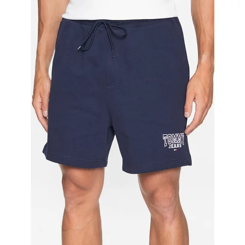 Tommy Jeans Športne kratke hlače Entry Price DM0DM16876 Mornarsko modra Regular Fit