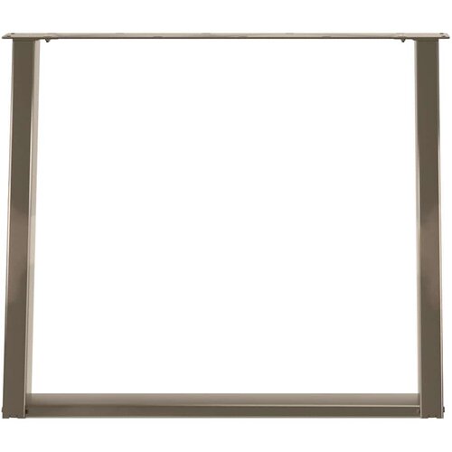 vidaXL Noge za blagovaonski stol U-oblik 2 kom Prirodni čelik 100 x (72-73) cm Čelik - Prirodna 100 x (72-73) cm 1 Cijene