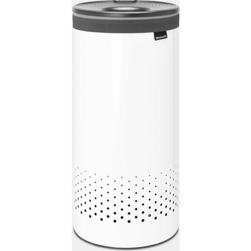 Brabantia Laundry Bin, 35 L dark grey / white Slike