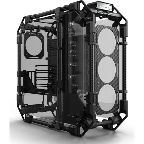 ALPHACOOL Apex Pro Skeleton Full Tower Black, Carbon Cijene