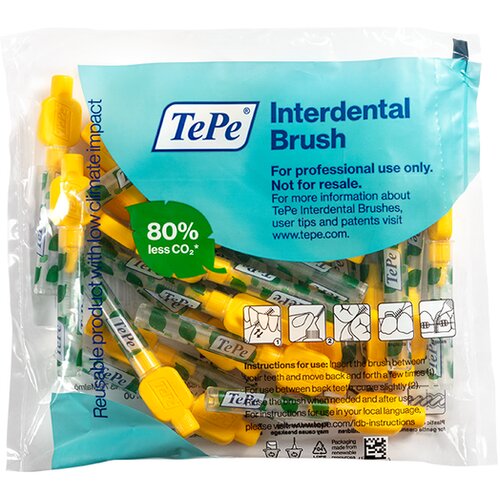 TEPE SWEDEN Original Interdentalne četkice Žute vel. 4 / 0,7 mm -multi-pack vrećica 25 kom Slike