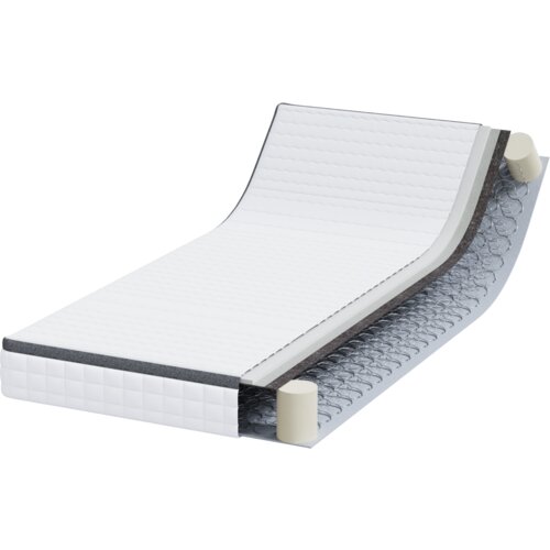  Madraci Bijela siva 90 x 190 cm Pletiva tkanina Slike