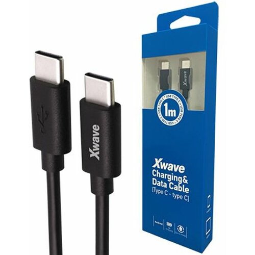 X Wave USB kabl TIP C -muški - TIP C -muški/60W/3A/10Gbps/dužina 1m ( Kabl USB tip C M M 60W 10Gbps 3A 1m ) Slike