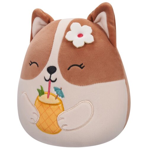 Squishmallows Squishmallow Pli&amp;scaron;ana igračka korgi, 20 cm, Bež Slike