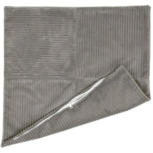  Presvlaka za jastuk 6 pcs ALMELO Svjetlosiva 40 x 40 cm Kord - Svjetlosiva 40 x 40 cm 6 Cijene