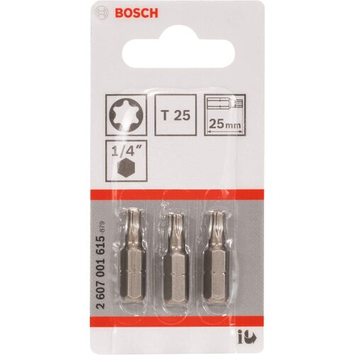 Bosch extra-hard bit Torx T25 dužina 25mm 3/1 Slike