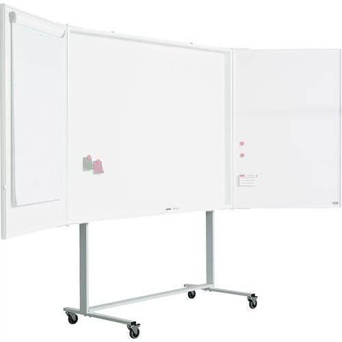 SMIT VISUAL Pomično podnožje za predstavitveno omarico, VxG 1950 x 680 mm, belo Cene