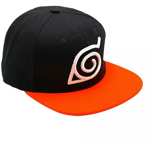 Abystyle Naruto Shippuden - Black & Orange Konoha Snapback Cap Cene