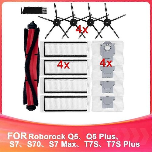 INORCO Nadomestni deli, primerni za robotski sesalnik Q5, Q5 Plus, S7, S70, S7 Max, T7S, T7S Plus, glavna krtaa, H, (21983854) Slike