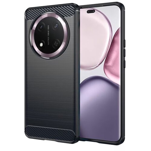  Gumijasti / gel etui Carbon za Honor Magic 7 Lite - črni Cene