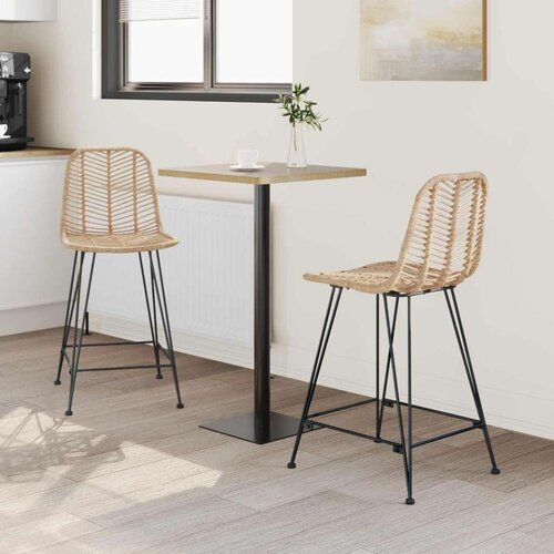  Barski stolac 2 pcs Prirodna 44 5 x 54 5 x 97 5 cm Slike