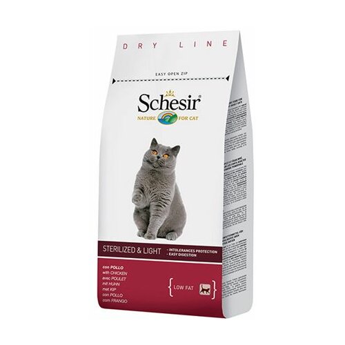 Schesir dry hrana za mačke sterilisane i sklone gojenju 10kg Slike