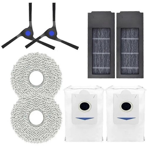 INORCO Za Debot X2/X2 Pro/X2 Omni robotski sesalnik, glavna stranska krtača, HEPA filter, krpe za brisanje, nadomestni deli vrečke za prah, (21852459) Slike