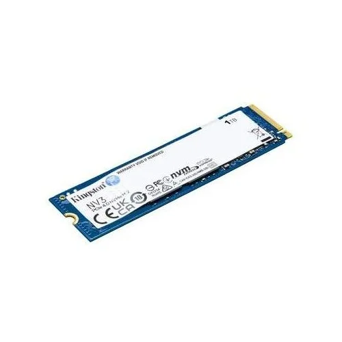 Kingston SSD 1TB NV3NVMe PCIe Gen 4.0x4R/W : 6000/4000MB/s