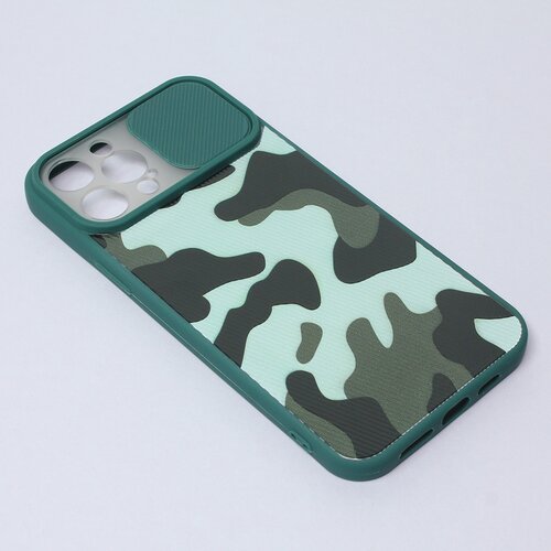  Maska za telefon Camera Army za iPhone 12 Pro Max 6.7 tamnozelena Slike