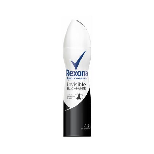 Rexona invisible black&white dezodorans sprej 150ml Slike
