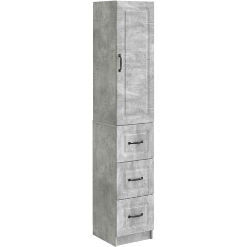 VidaXL Set ormara 2 kom. 33 x 34 5 x 87 cm Konstruirano drvo - Beton siva Slike