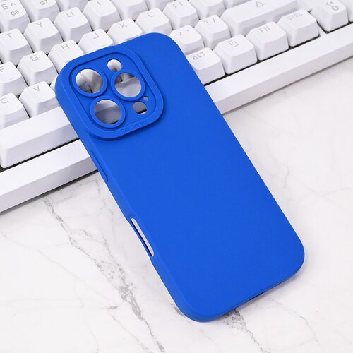 Teracell Torbica Silikon Pro Camera za iPhone 16 Pro 6.3 tamno plava Slike