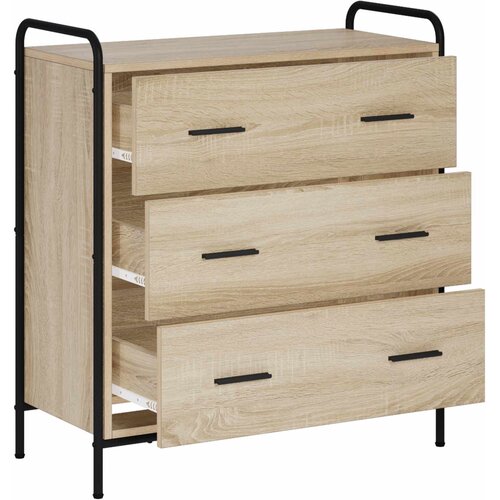  Kreveta Hrast sonoma 97 x 33 x 81 cm Konstruirano drvo Slike